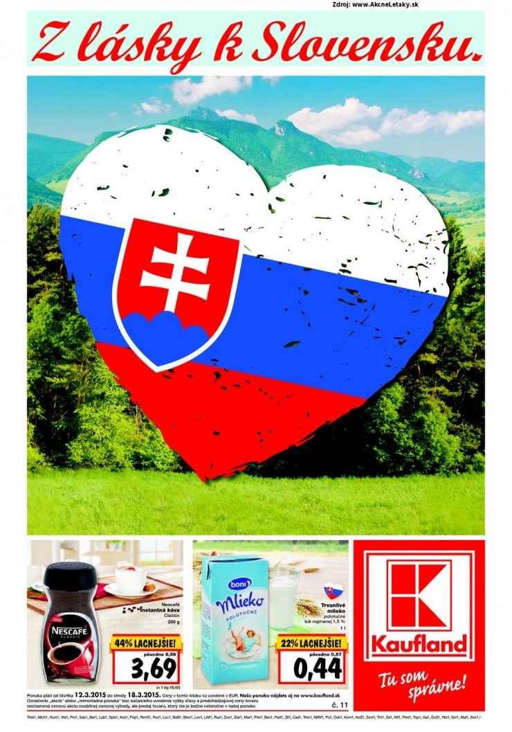 let�k �peci�lna ponuka Kaufland strana 1