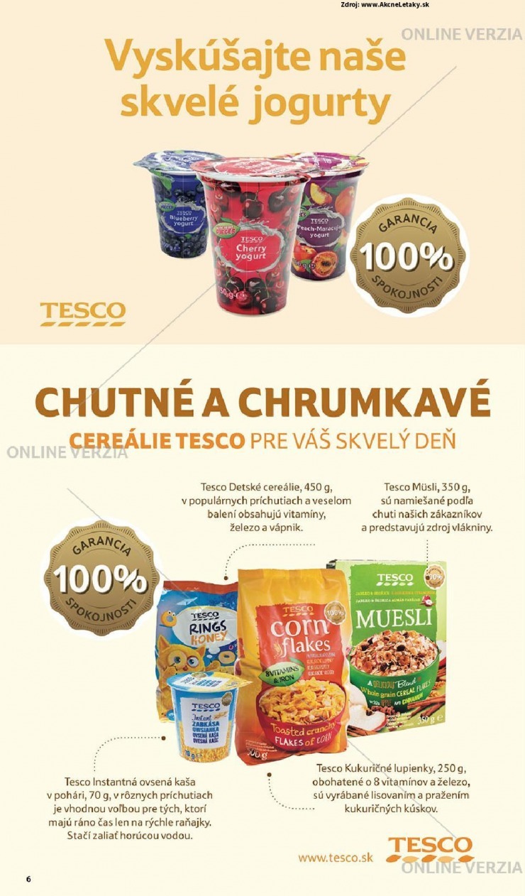 let�k ak�n� ponuka Tesco strana 6