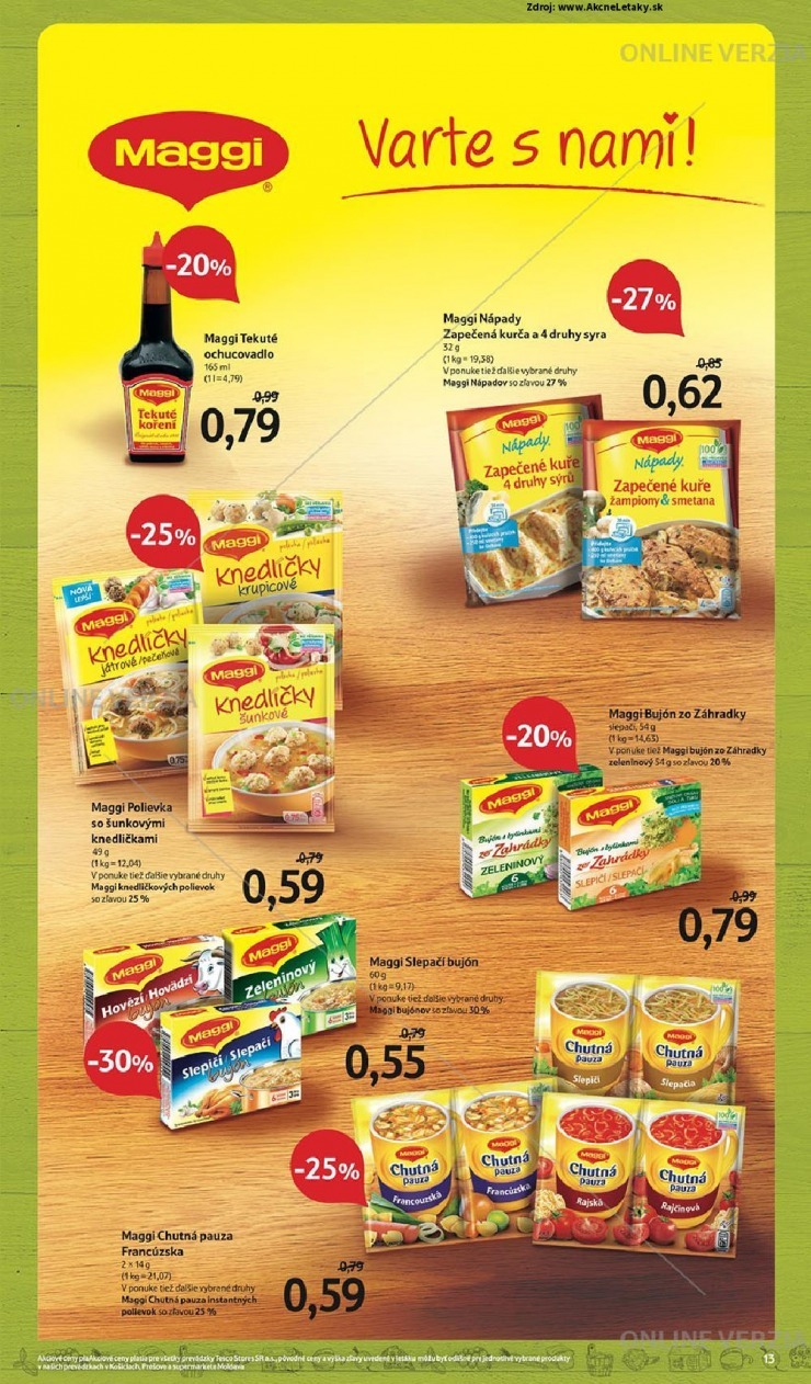 let�k mimoriadn� let�k Tesco strana 13