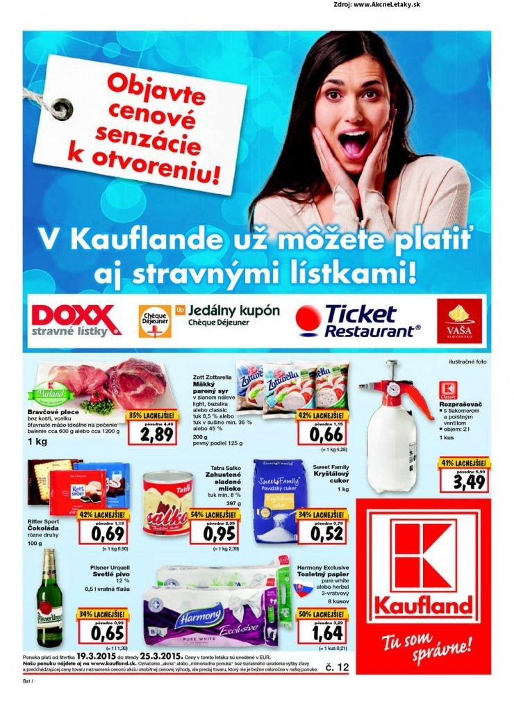 let�k aktu�lny let�k Kaufland - Bratislava strana 1