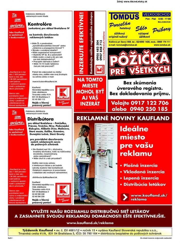 let�k aktu�lny let�k Kaufland - Bratislava strana 29