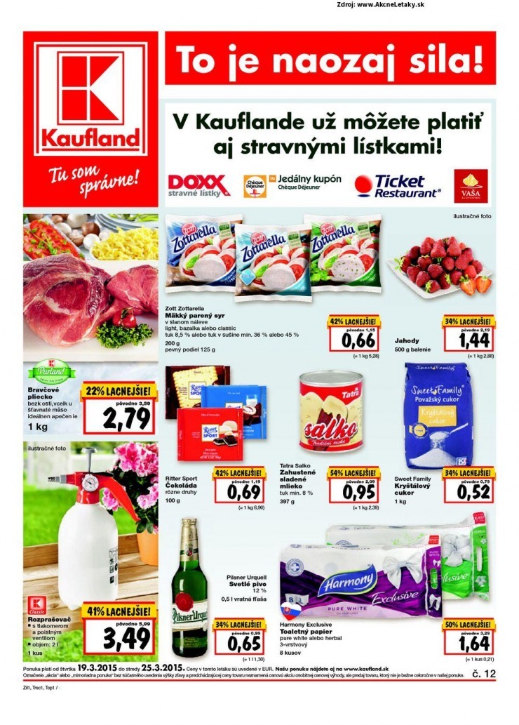 let�k Kaufland extra ponuka strana 1