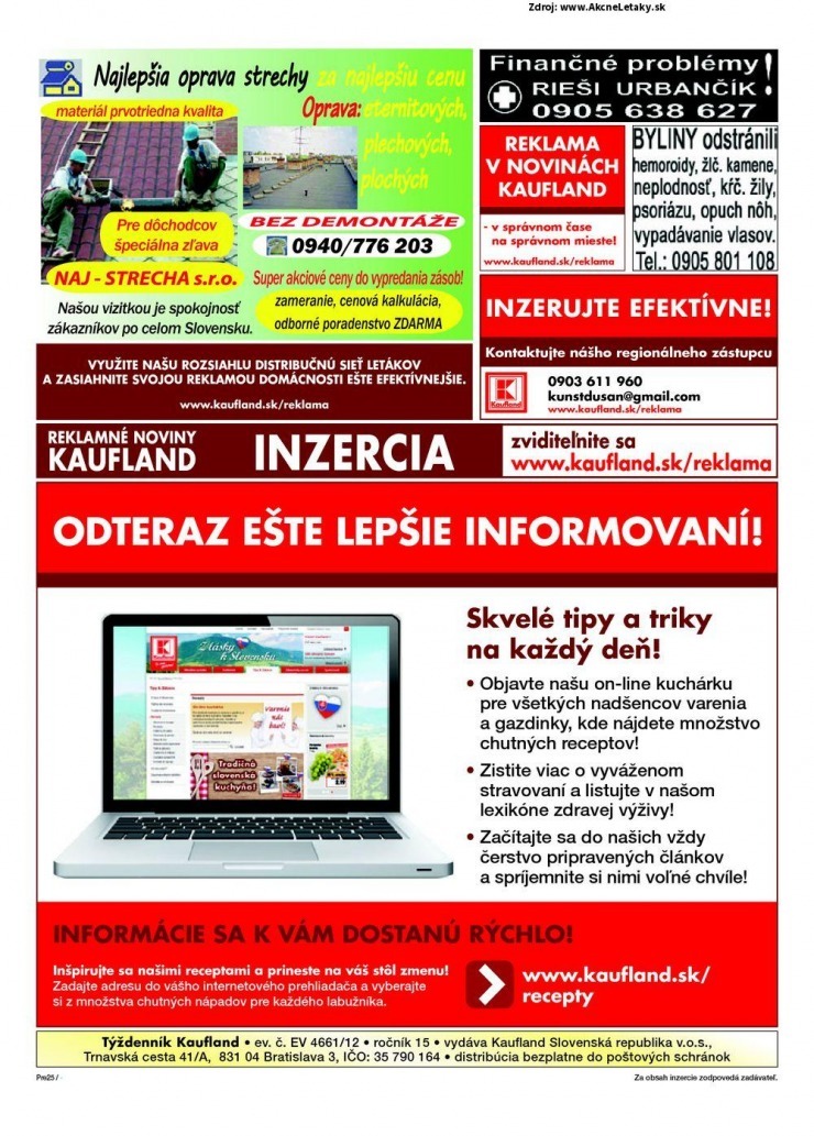 let�k akciov� ponuka Kaufland strana 25