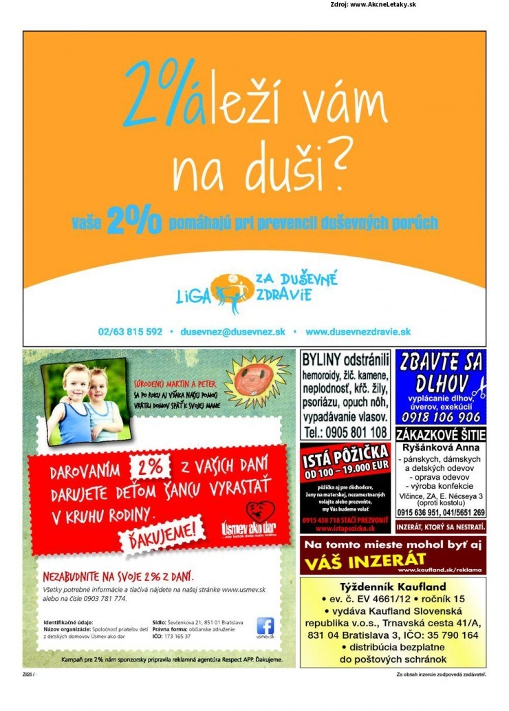 let�k �peci�lny Kaufland let�k - �ilina strana 25