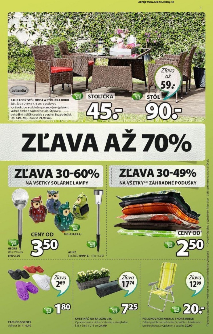 let�k akciov� ponuka Jysk strana 3