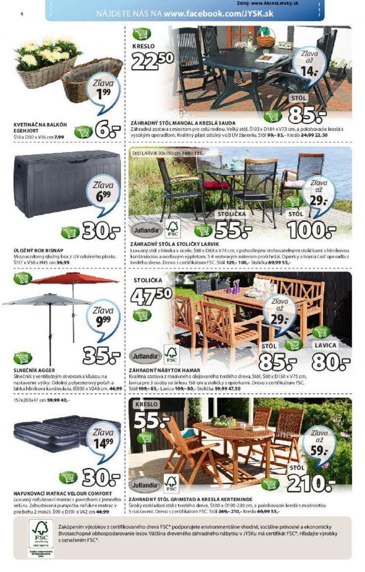let�k akciov� ponuka Jysk strana 4