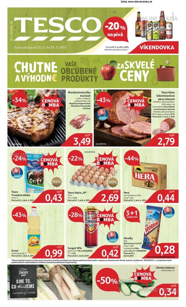 let�k ak�n� ponuka Tesco strana 1