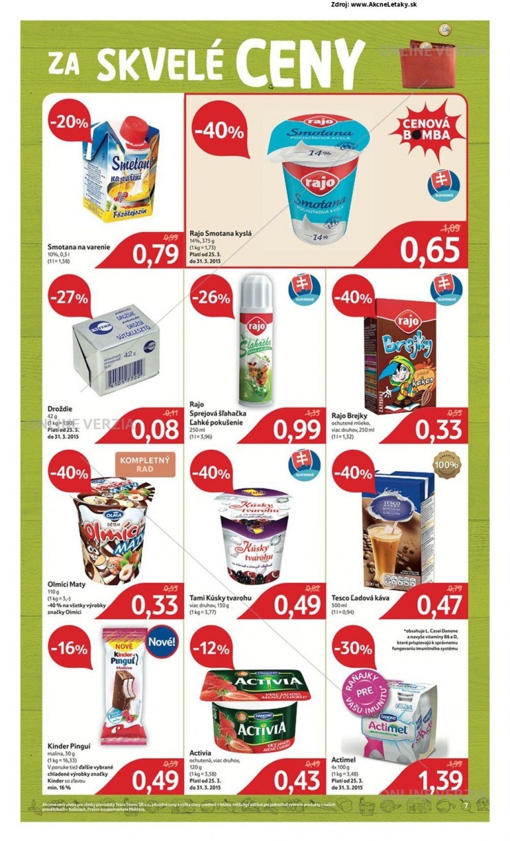 let�k ak�n� ponuka Tesco strana 7