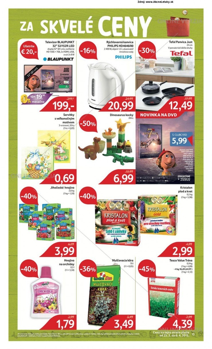 let�k ak�n� ponuka Tesco strana 13