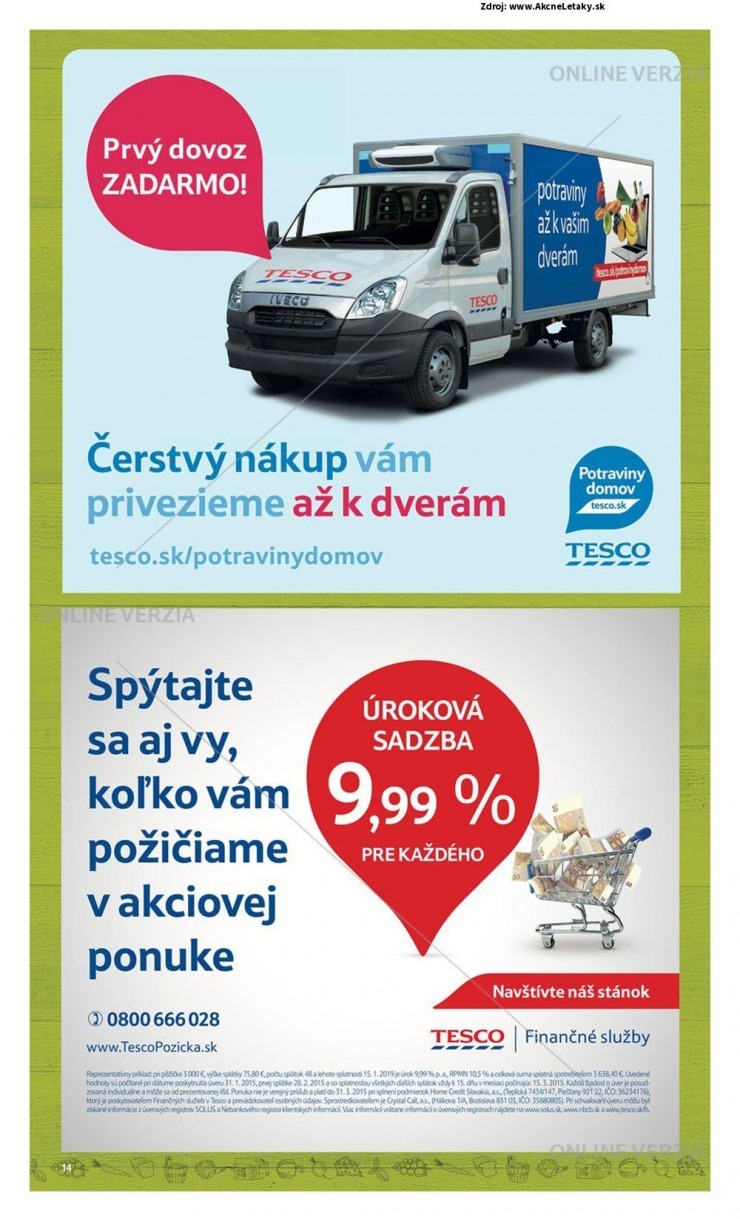 let�k ak�n� ponuka Tesco strana 14
