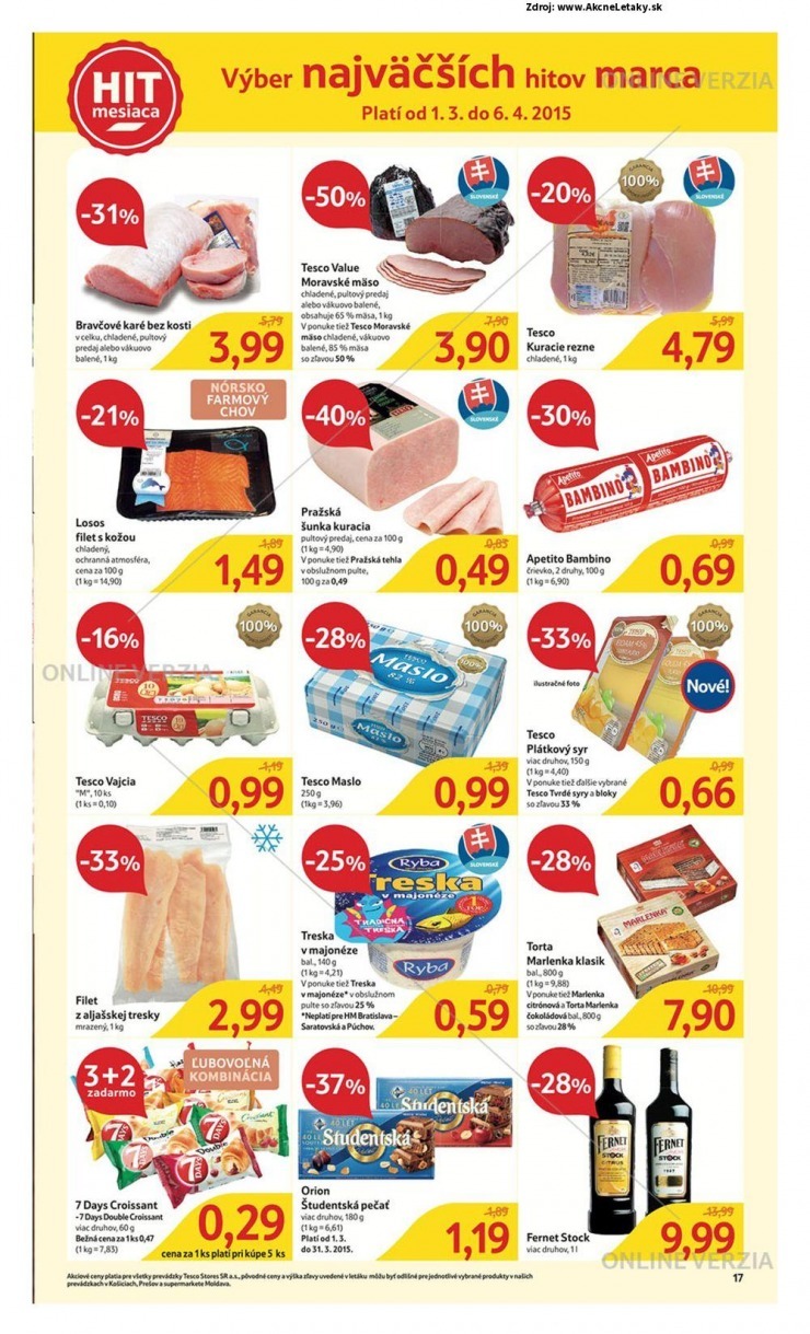 let�k ak�n� ponuka Tesco strana 17