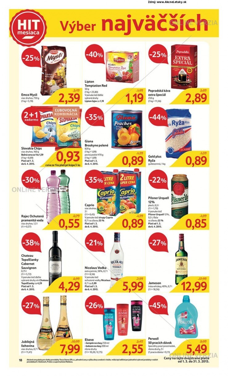 let�k ak�n� ponuka Tesco strana 18