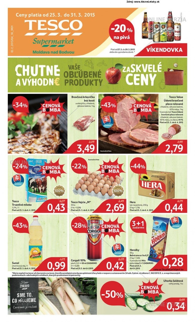 let�k Tesco akciov� let�k - Moldava nad Bodvou strana 1