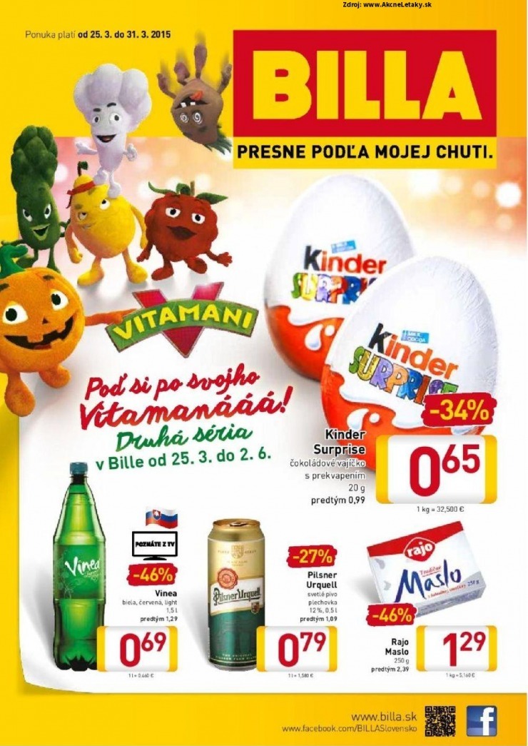 let�k �peci�lny Billa let�k - Vitamani strana 1