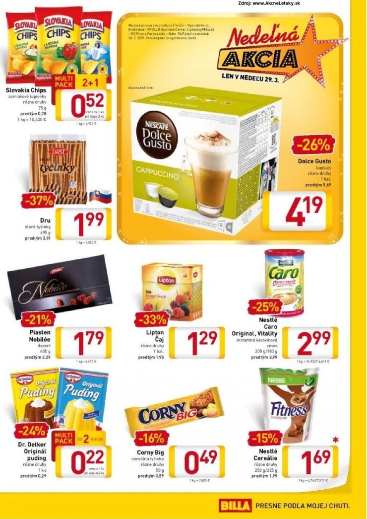 let�k �peci�lny Billa let�k - Vitamani strana 9