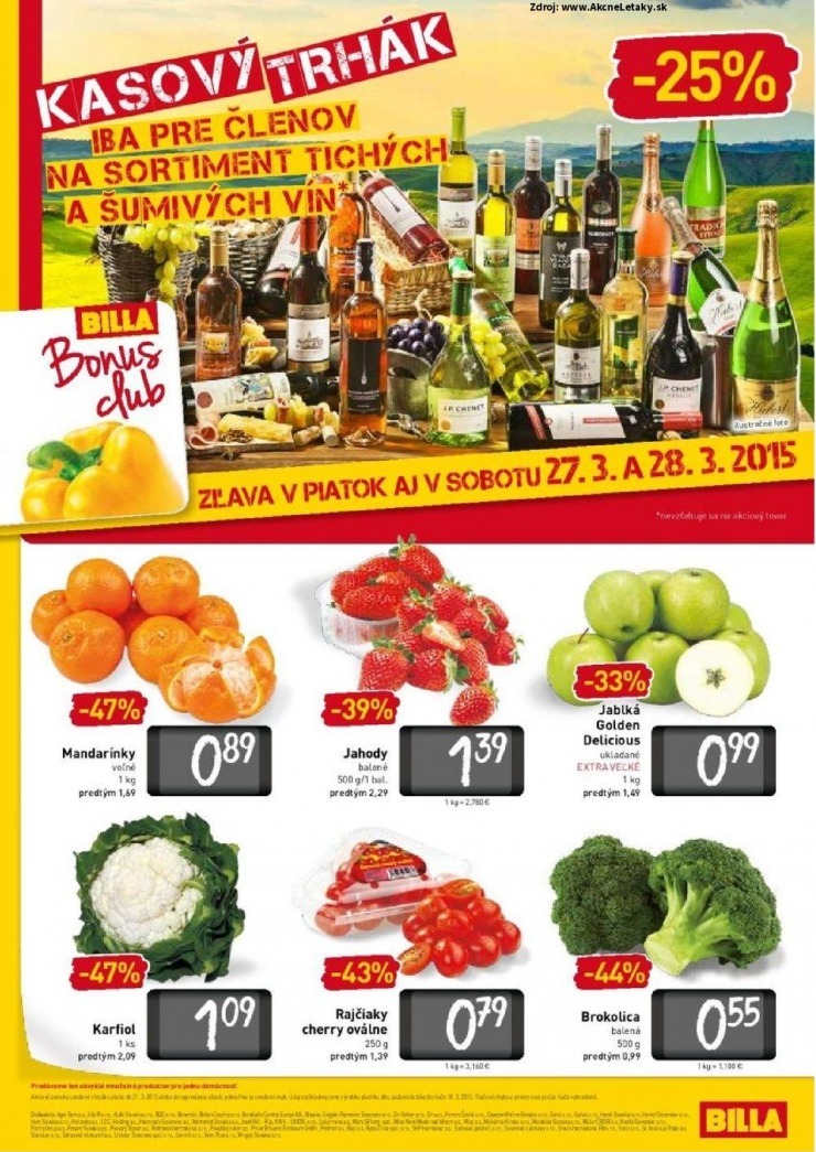 let�k �peci�lny Billa let�k - Vitamani strana 14