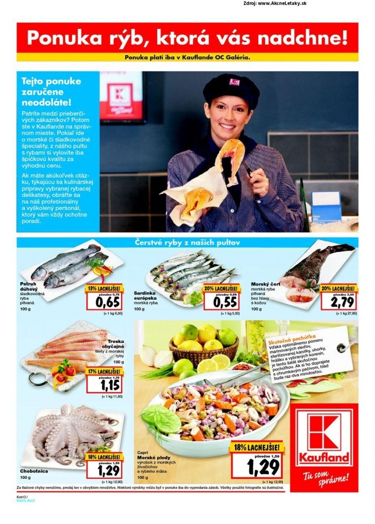 let�k akciov� Kaufland let�k - Ko�ice strana 13