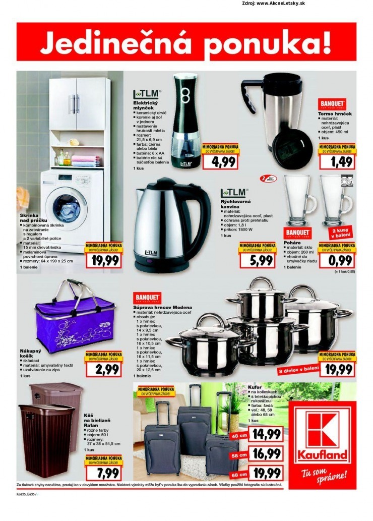 let�k akciov� Kaufland let�k - Ko�ice strana 35