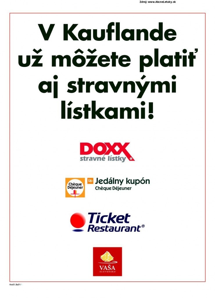 let�k akciov� Kaufland let�k - Ko�ice strana 37
