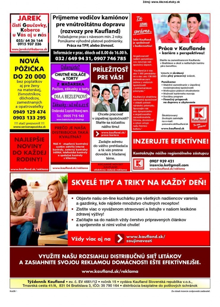 let�k akciov� Kaufland let�k - Ko�ice strana 38