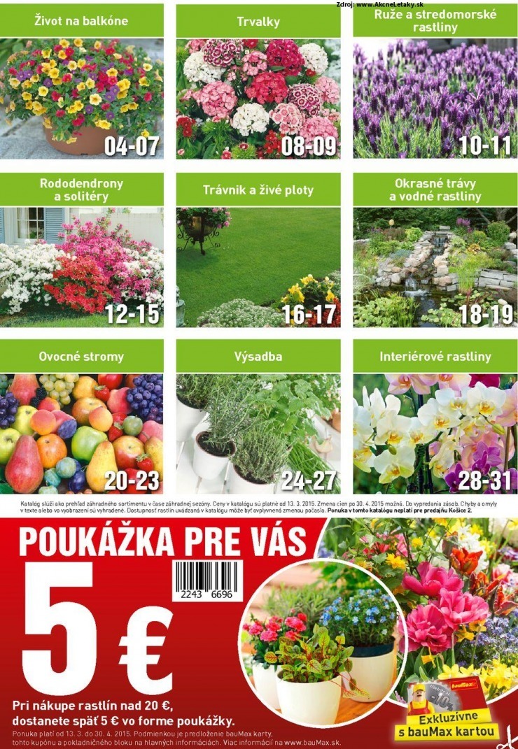 let�k bauMax Z�hradn� katal�g - jar 2015 strana 2
