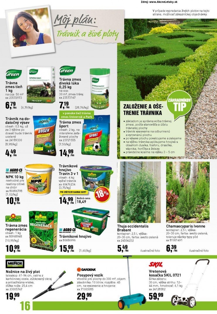 let�k bauMax Z�hradn� katal�g - jar 2015 strana 16