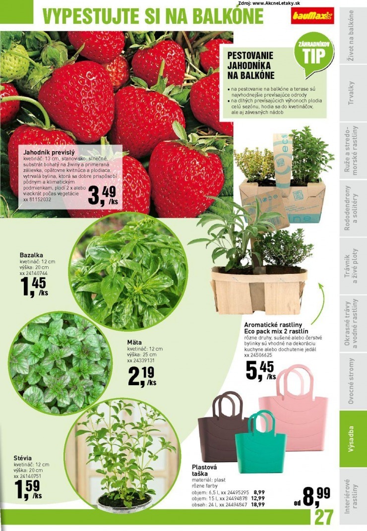 let�k bauMax Z�hradn� katal�g - jar 2015 strana 27