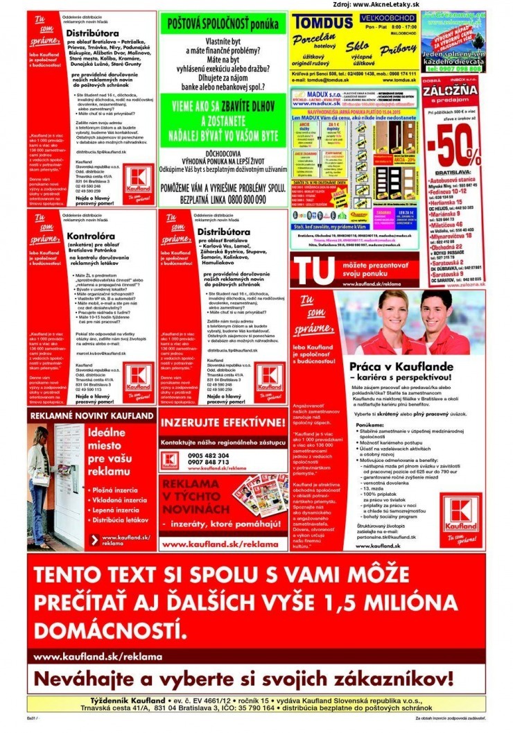 let�k extra Kaufland let�k - Bratislava strana 31