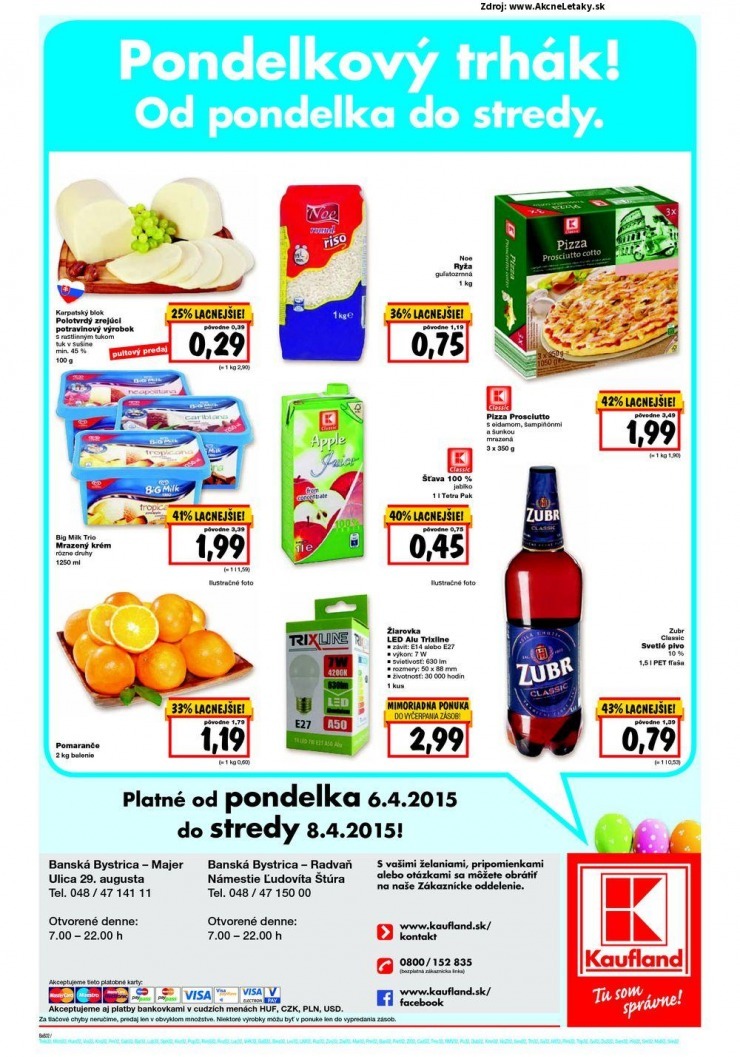 let�k akciov� Kaufland let�k - Bansk� Bystrica strana 32