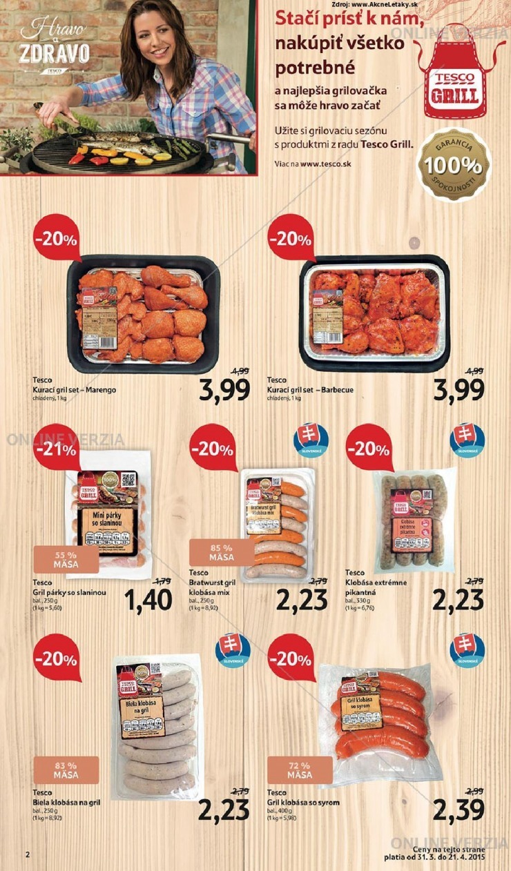 let�k Tesco let�k - Katal�g Grilovacia sez�na sa za��na strana 2
