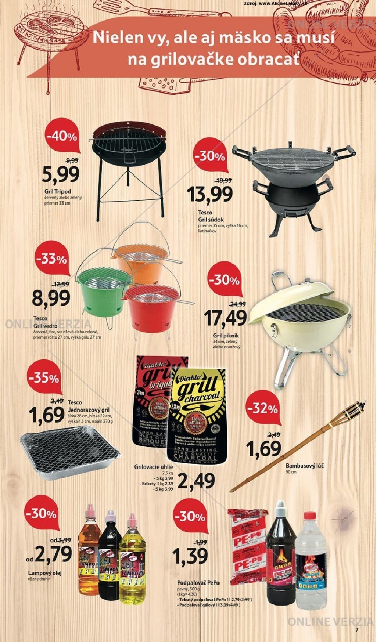 let�k Tesco let�k - Katal�g Grilovacia sez�na sa za��na strana 7