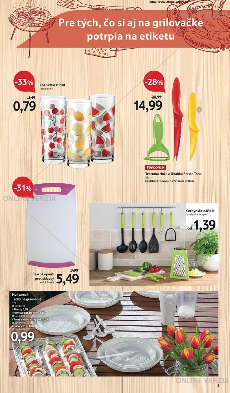 let�k Tesco let�k - Katal�g Grilovacia sez�na sa za��na strana 9