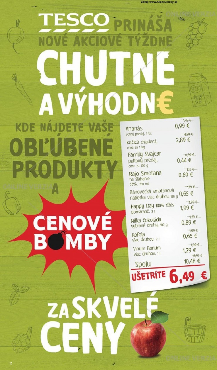 let�k aktu�lna ponuka Tesco strana 2