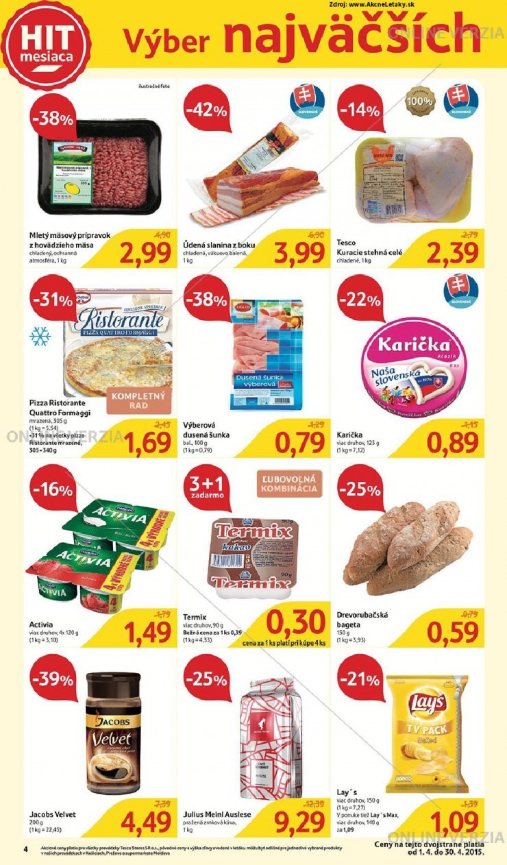 let�k aktu�lna ponuka Tesco strana 4