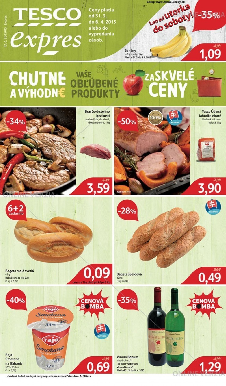 let�k Tesco aktu�lna ponuka strana 1