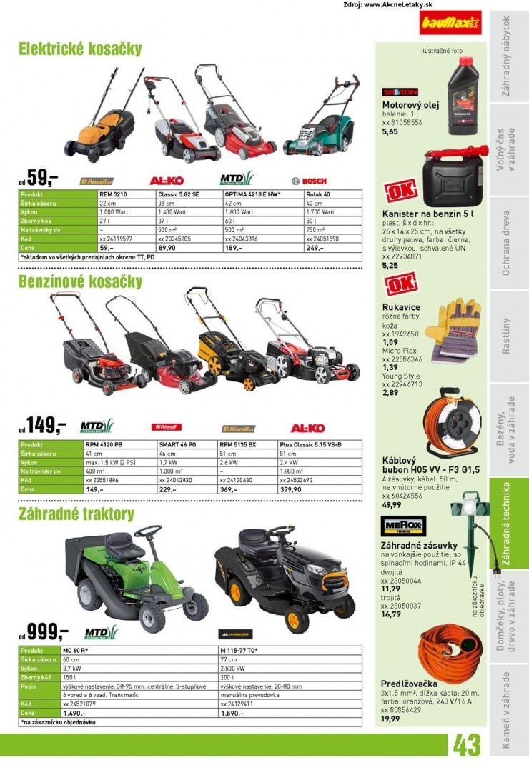 let�k aktu�lny katal�g bauMax strana 43