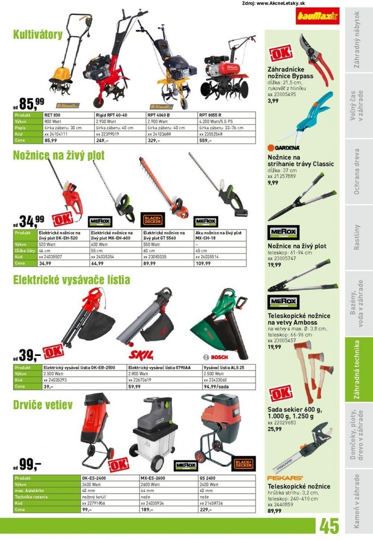 let�k aktu�lny katal�g bauMax strana 45