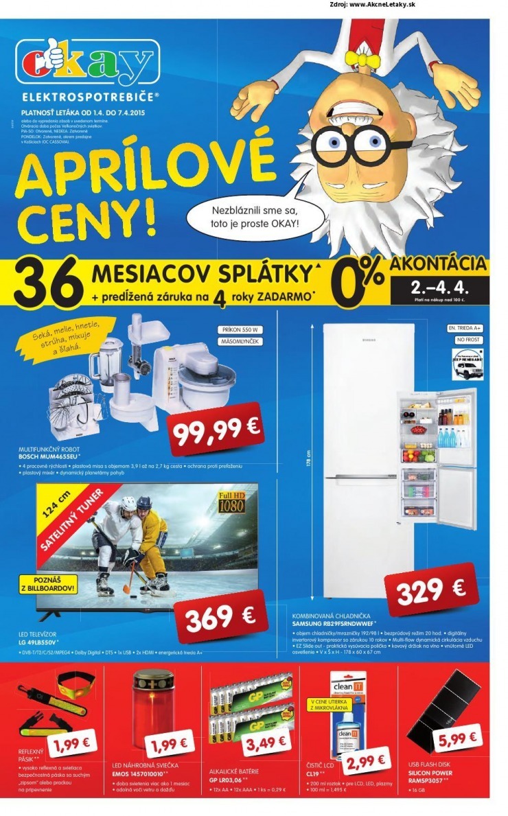 let�k Okay let�k - Apr�lov� ceny strana 1