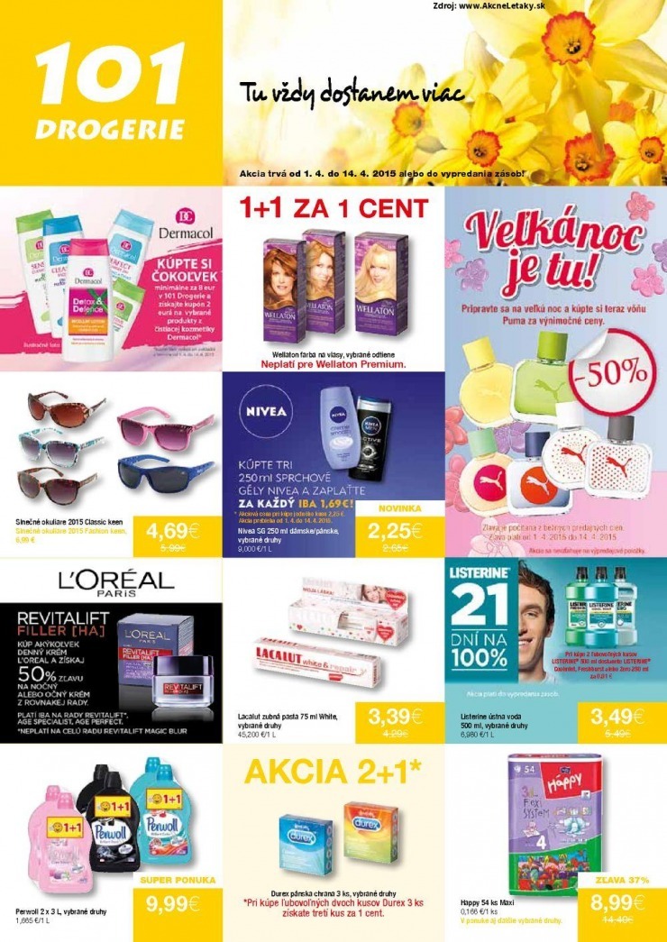 let�k 101 Drogerie akciov� let�k strana 1