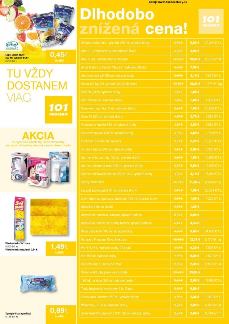 let�k 101 Drogerie akciov� let�k strana 9