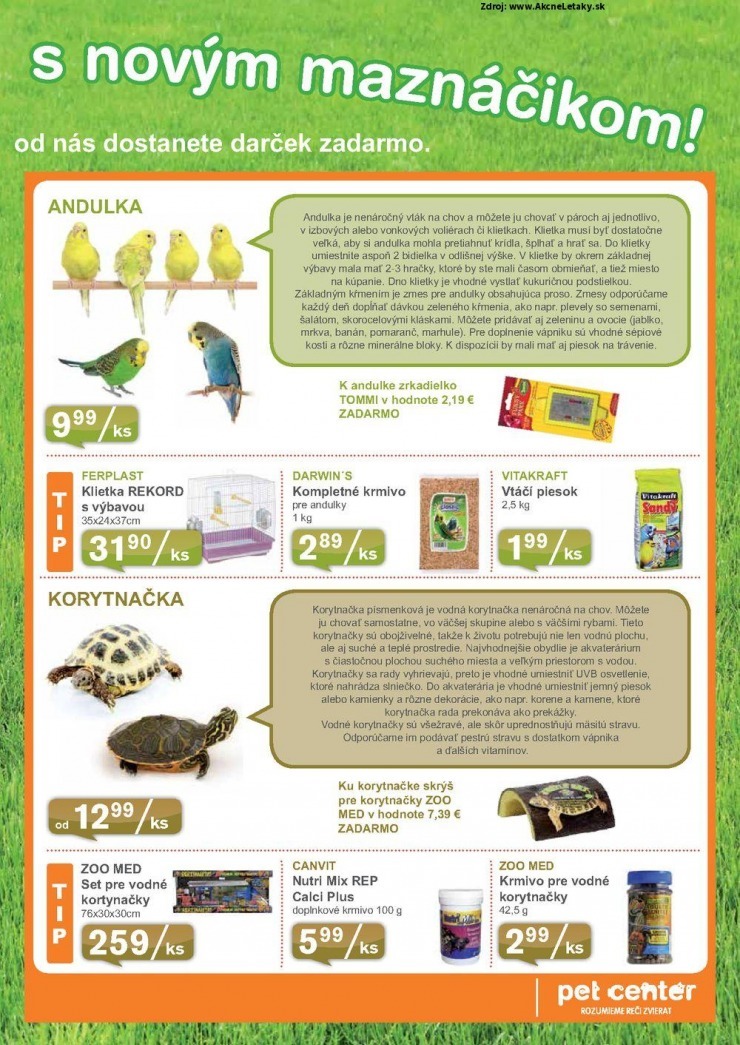 let�k ak�n� ponuka Pet Center strana 7