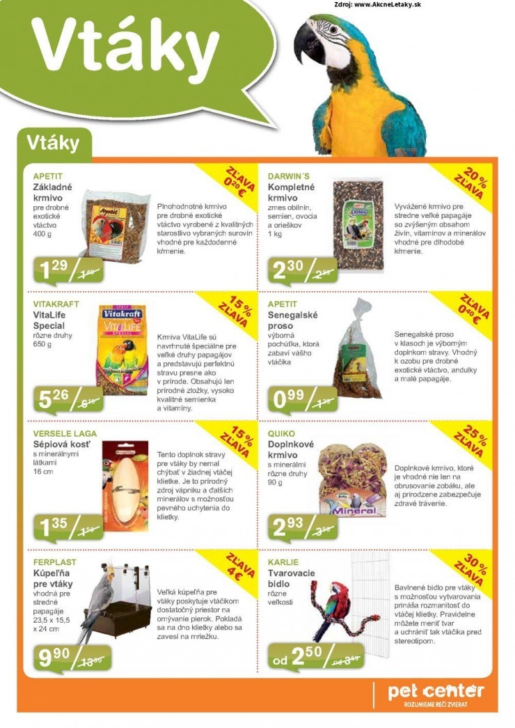 let�k ak�n� ponuka Pet Center strana 10