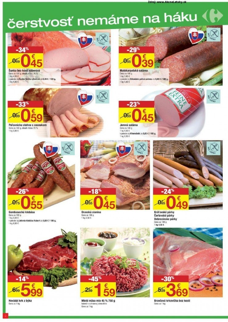 let�k extra ponuka Carrefour strana 2